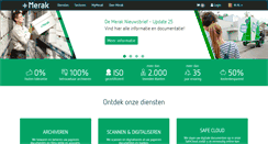 Desktop Screenshot of merak.be