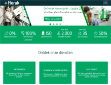 Tablet Screenshot of merak.be